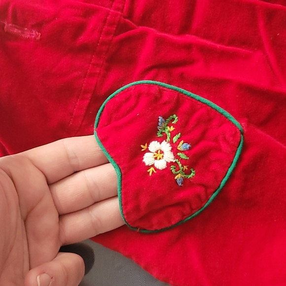 Vintage Crimson German Overall Dress - Picture 6 of 6